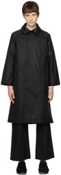 XENIA TELUNTS Black Raglan Coat