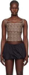 Miaou Tan Imogene Corset Top