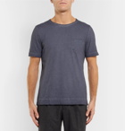 Massimo Alba - Panarea Slim-Fit Garment-Dyed Cotton-Jersey T-Shirt - Men - Navy