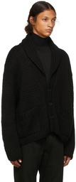 The Row Black Dart Cardigan