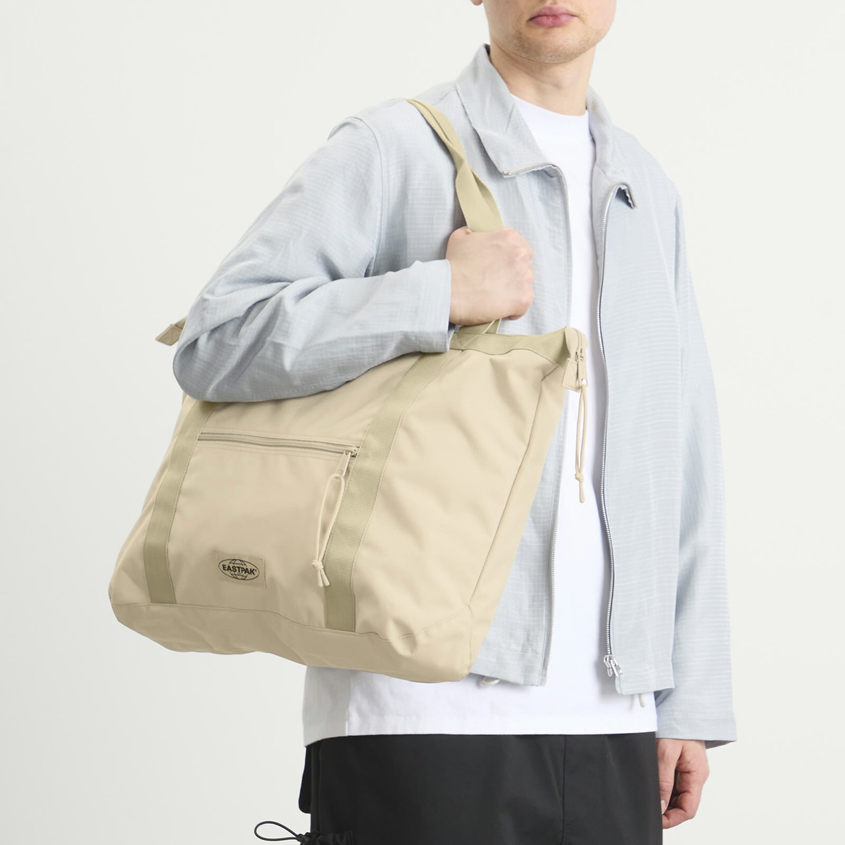 Eastpak Travel Tote Bag in Monotone Beige 