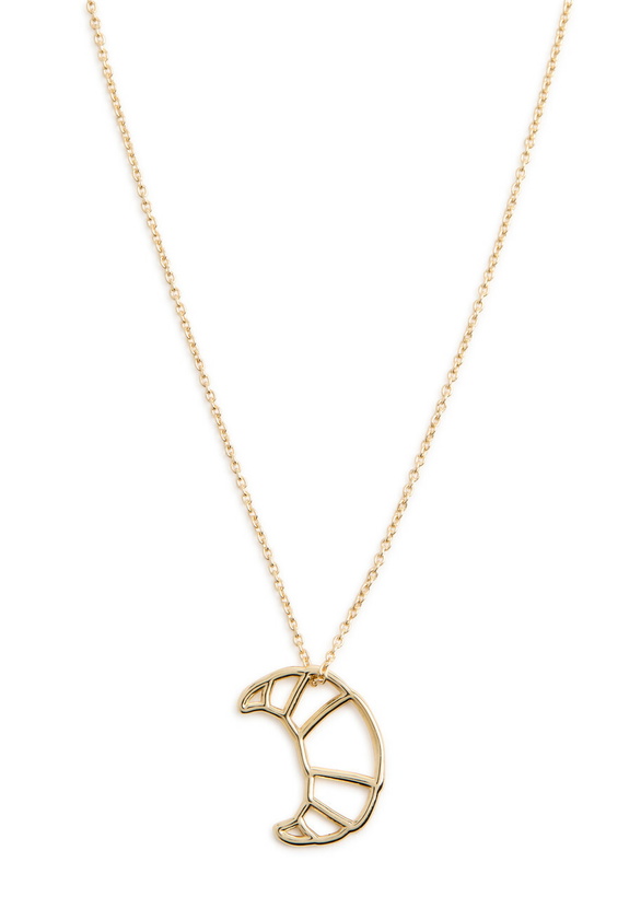 Photo: Aliita Croissant 9kt Gold Necklace - One Size