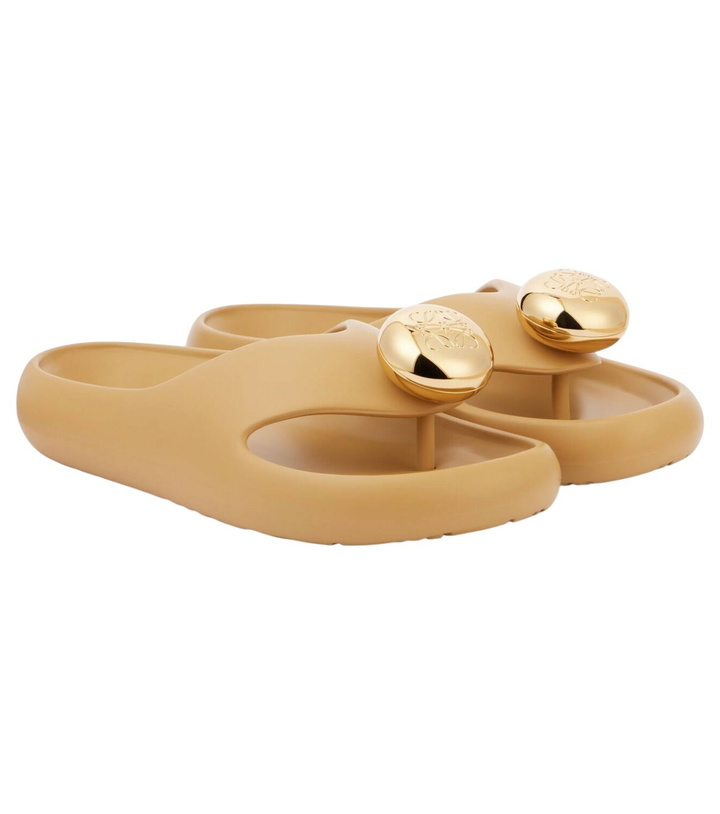 Photo: Loewe Anagram embellished thong sandals