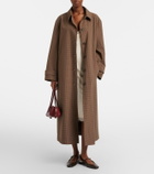 Róhe Checked belted coat