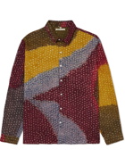 11.11/eleven eleven - Embroidered Patchwork Silk Shirt - Multi