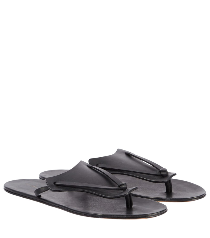 Photo: The Row Helena leather thong sandals