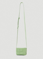 Cassette Mini Crossbody Bag in Green