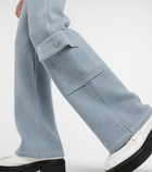 Barrie Cashmere and cotton cargo pants