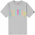 ICECREAM Men's College T-Shirt in Heather Grey