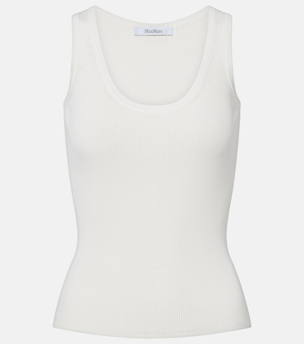 Max Mara Ribbed-knit jersey tank top