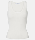 Max Mara Ribbed-knit jersey tank top