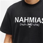 Nahmias Men's Pronunciation T-Shirt in Black