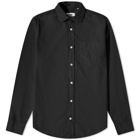 NN07 Men's Button Down Errico Oxford Shirt in Black