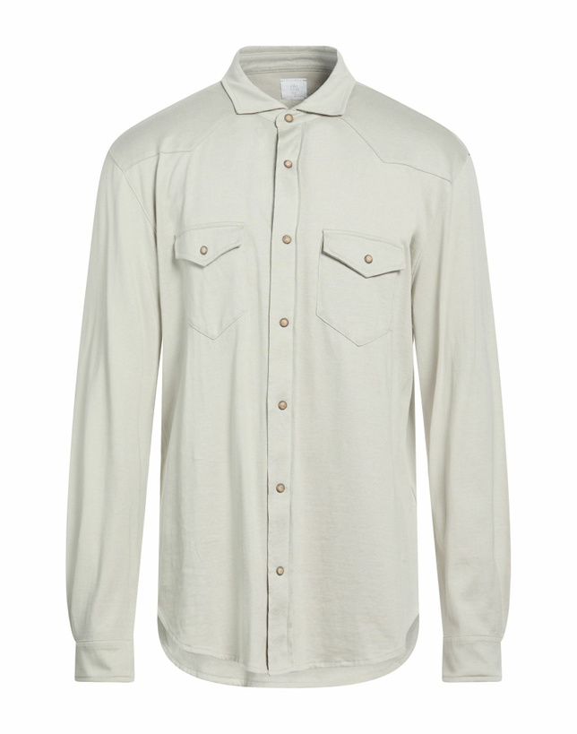 Photo: Eleventy Mens Shirt in Grey