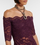 Rabanne Off-shoulder lace top