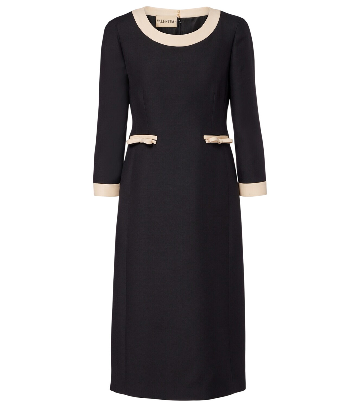 Valentino Bow-embellished cotton shirt dress Valentino