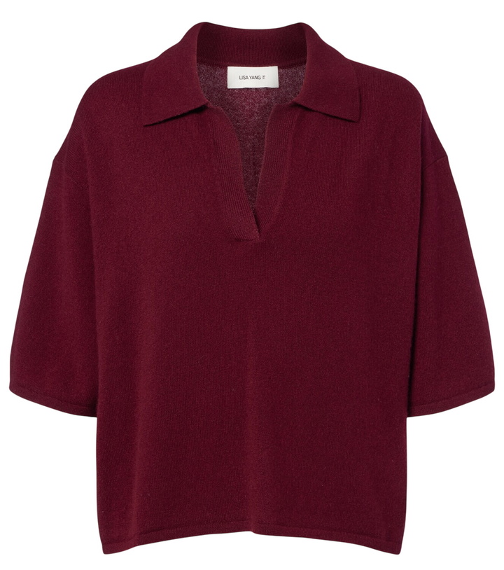 Photo: Lisa Yang Neela cashmere polo sweater