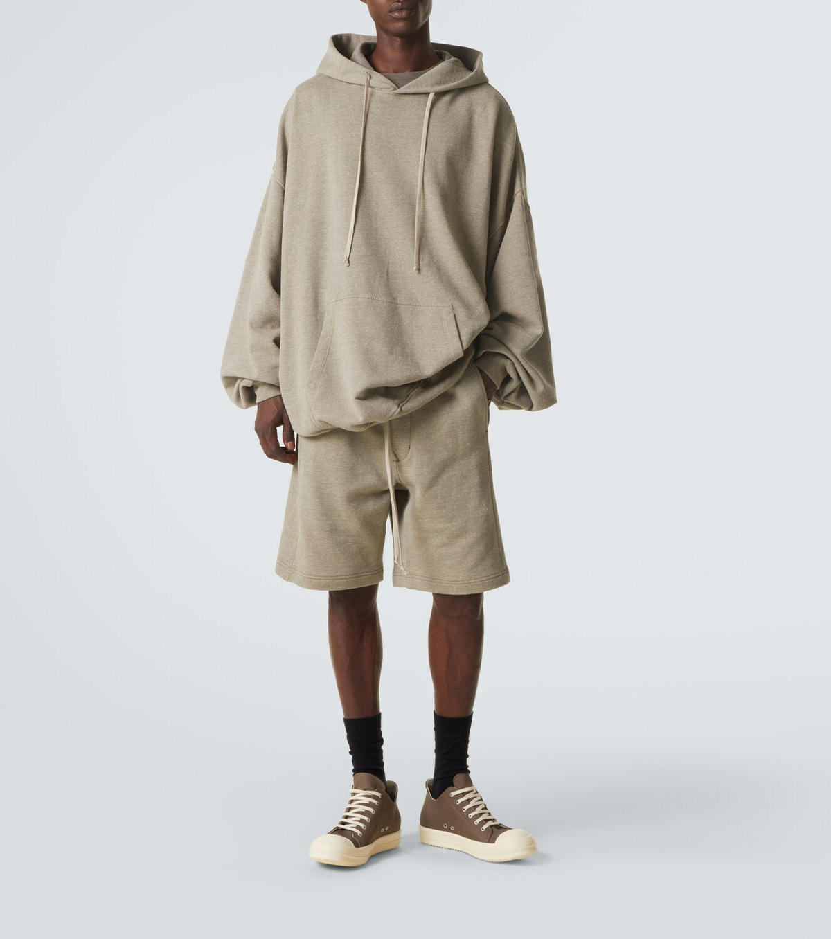 Rick Owens DRKSHDW Temple denim low-top sneakers