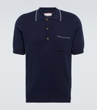 Brunello Cucinelli - Ribbed-knit polo shirt