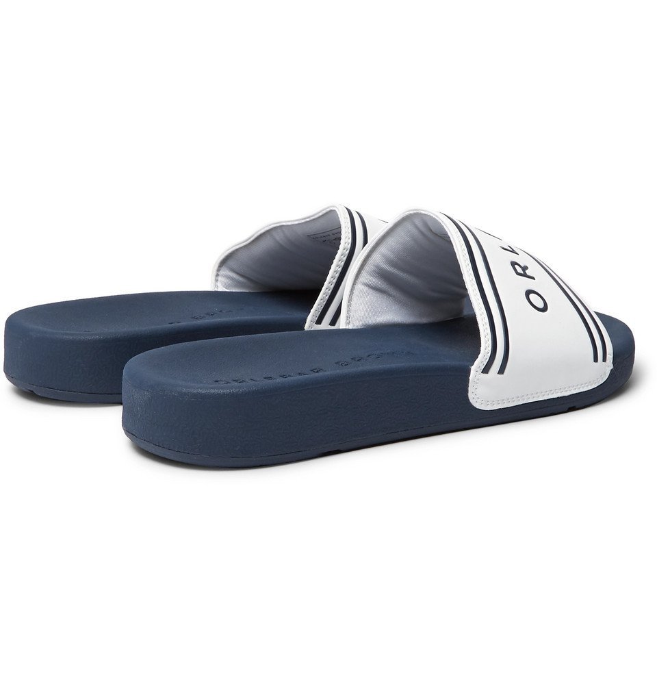 Orlebar Brown - Haddon Logo-Detailed Rubber Slides - Men 