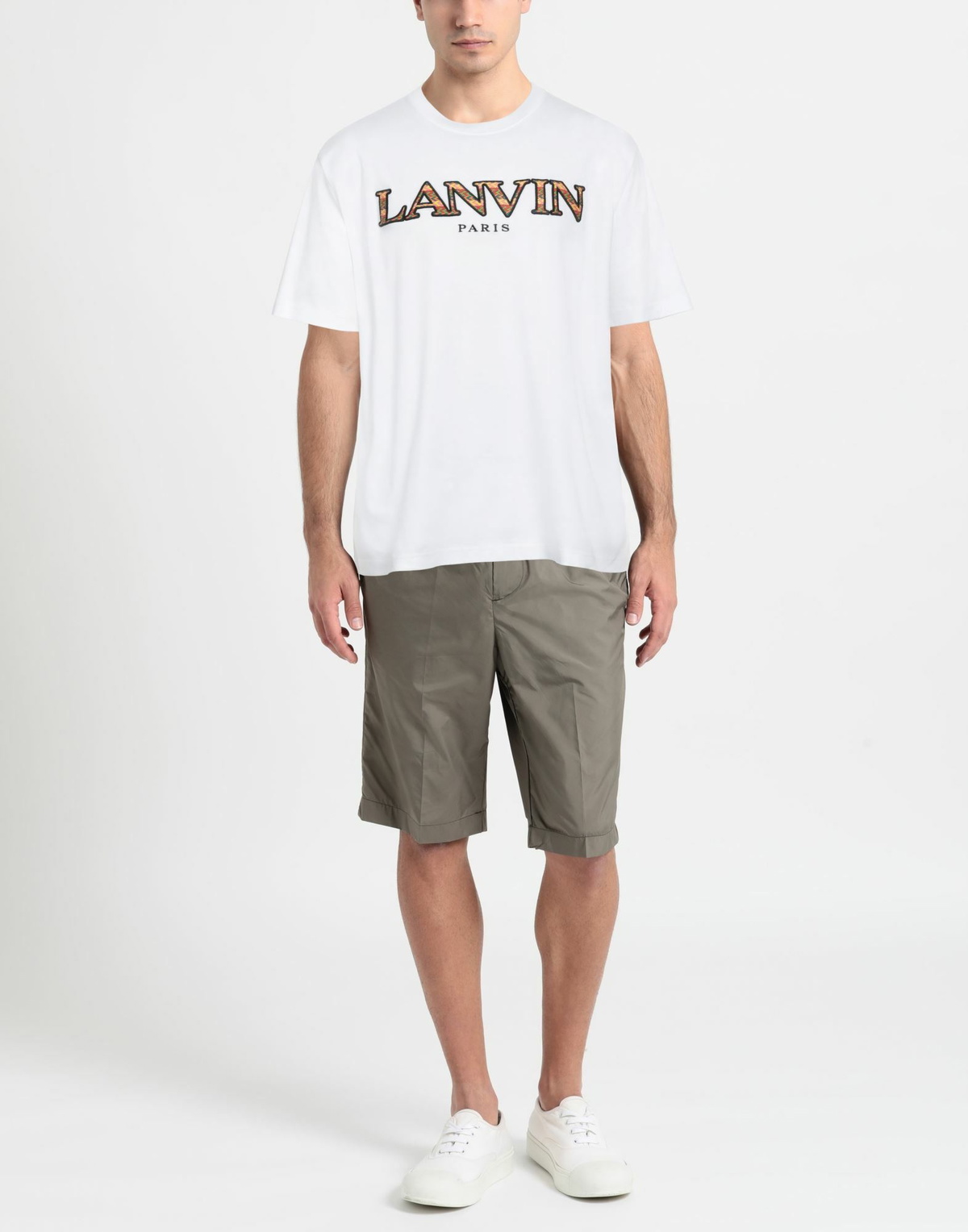 Lanvin Mens T-shirt in White