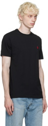 Polo Ralph Lauren Black Embroidered T-Shirt