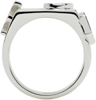Feng Chen Wang Silver Logo Ring