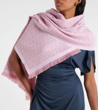 Ferragamo Fringed logo wool scarf