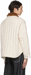 Sunnei Off-White Padded Jacket
