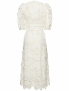 ZIMMERMANN Halliday Flower Lace Midi Dress