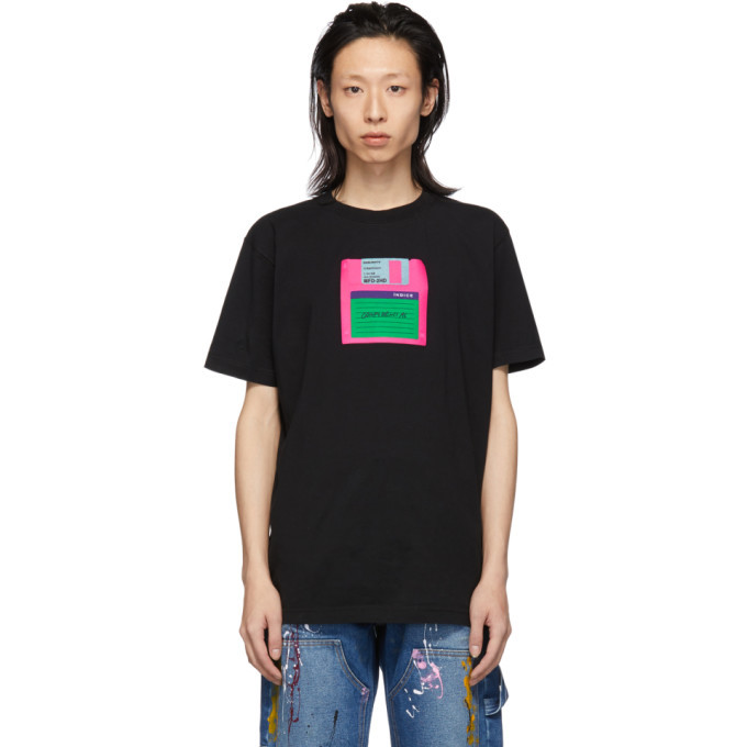 Photo: Marcelo Burlon County of Milan Black Floppy T-Shirt