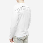 1017 ALYX 9SM Men's Long Sleeve Logo T-Shirt in White