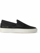 Common Projects - Suede Slip-On Sneakers - Black