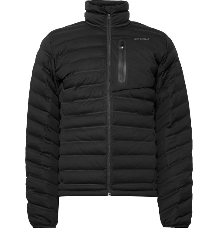 Photo: 2XU - Pursuit Slim-Fit Quilted Shell Jacket - Black