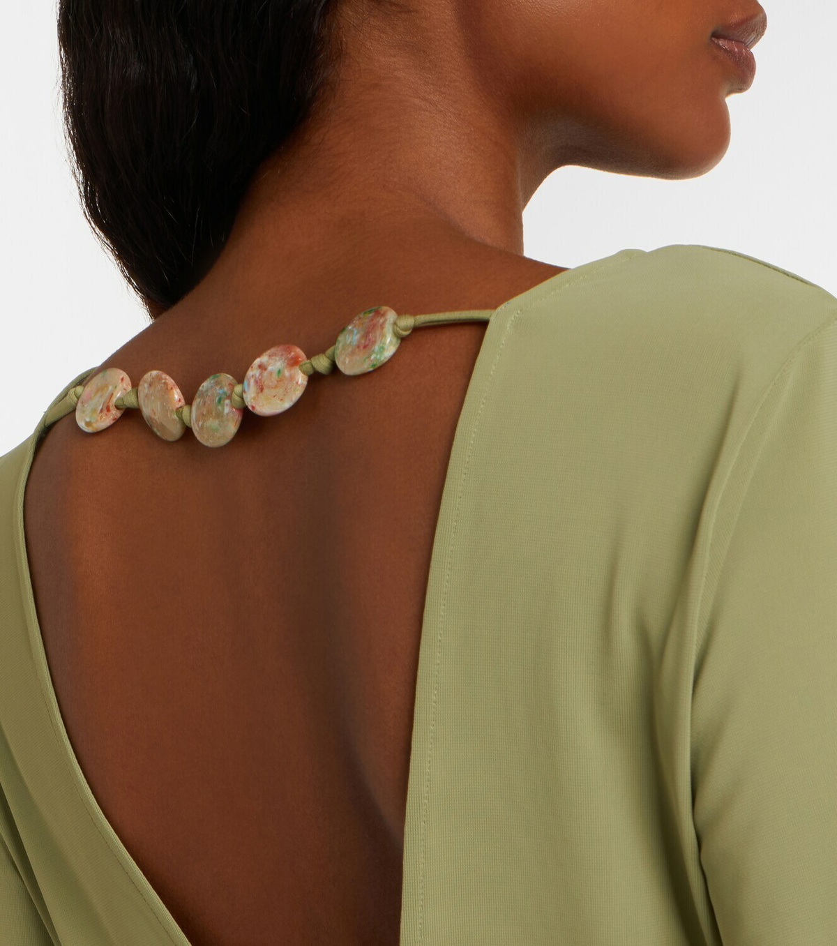 Eres Fabuleuse beaded midi dress
