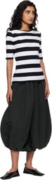 YMC Khaki Parachute Midi Skirt