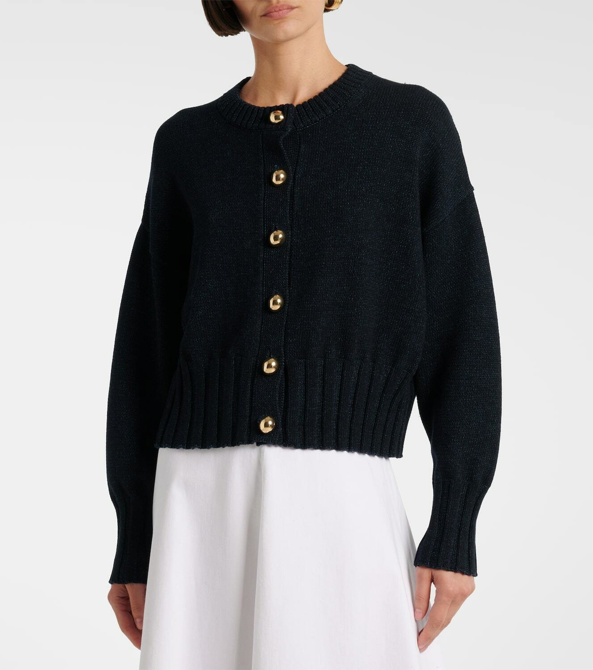 Altuzarra Liam cotton and silk-blend cardigan