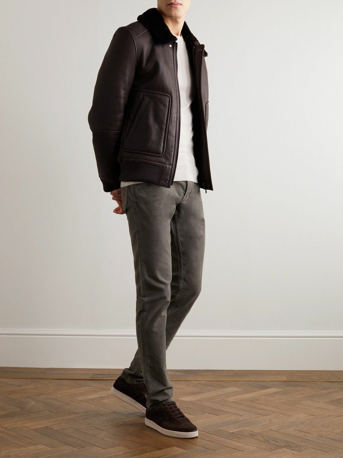 TOM FORD - Radcliffe Suede Sneakers - Brown