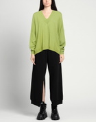 Manila Grace Womens Sweater in Lime green