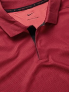 Nike Golf - ADV Tiger Woods Dri-FIT Golf Polo Shirt - Burgundy