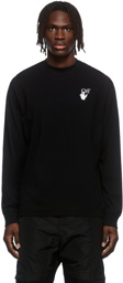 Off-White Black Hand Logo Long Sleeve T-Shirt