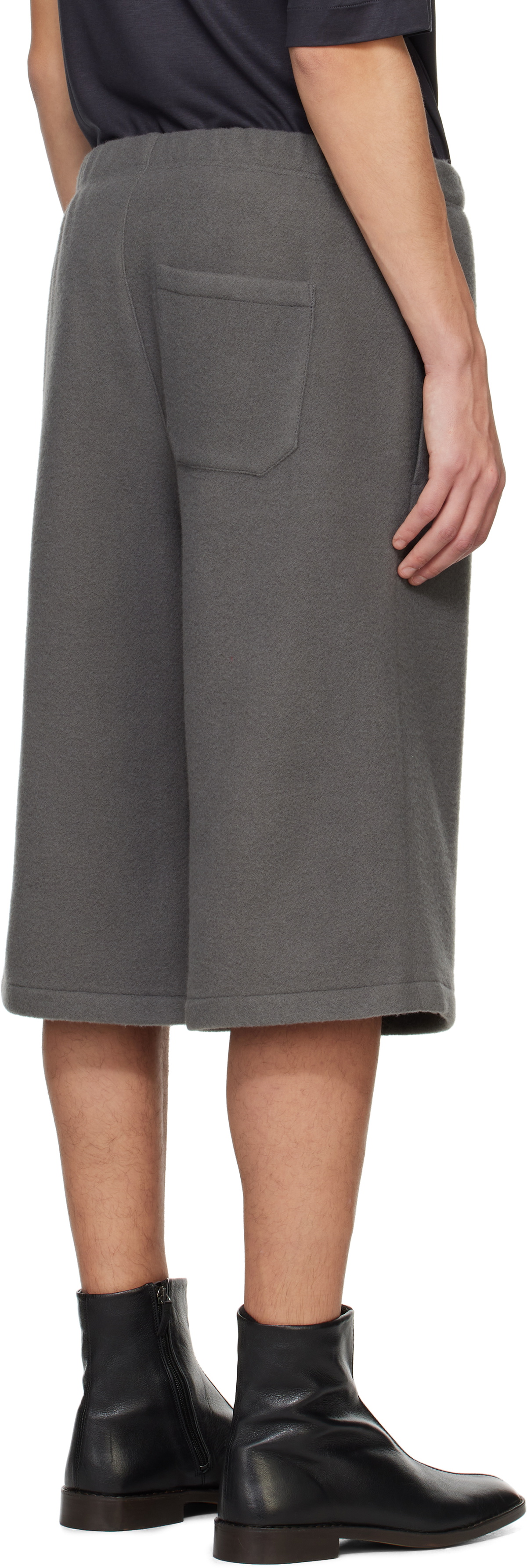 Rier Gray Fleece Shorts