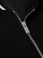 Alexander McQueen - Embroidered Wool Bomber Jacket - Black