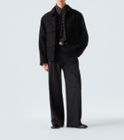 Lemaire Leather slip-on shoes