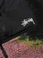 Stussy - Reversible Faux Shearling and Shell Gilet - Blue