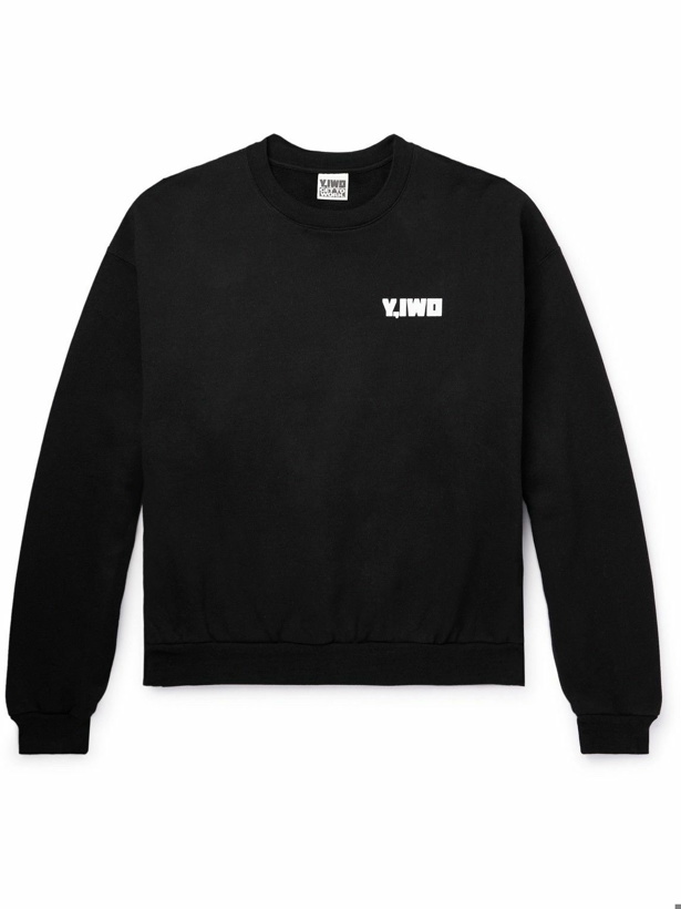 Photo: Y,IWO - Hardwear Logo-Print Cotton-Jersey Sweatshirt - Black