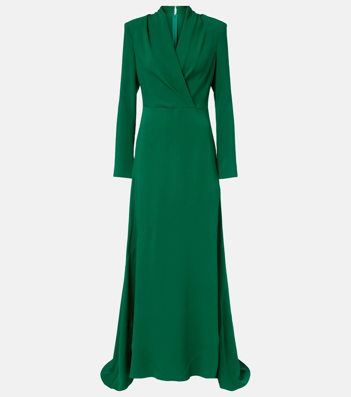Oscar de la Renta Silk-blend gown