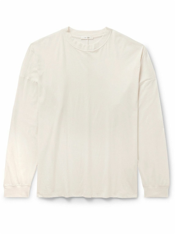 Photo: The Row - Dolino Cotton-Jersey T-Shirt - Neutrals
