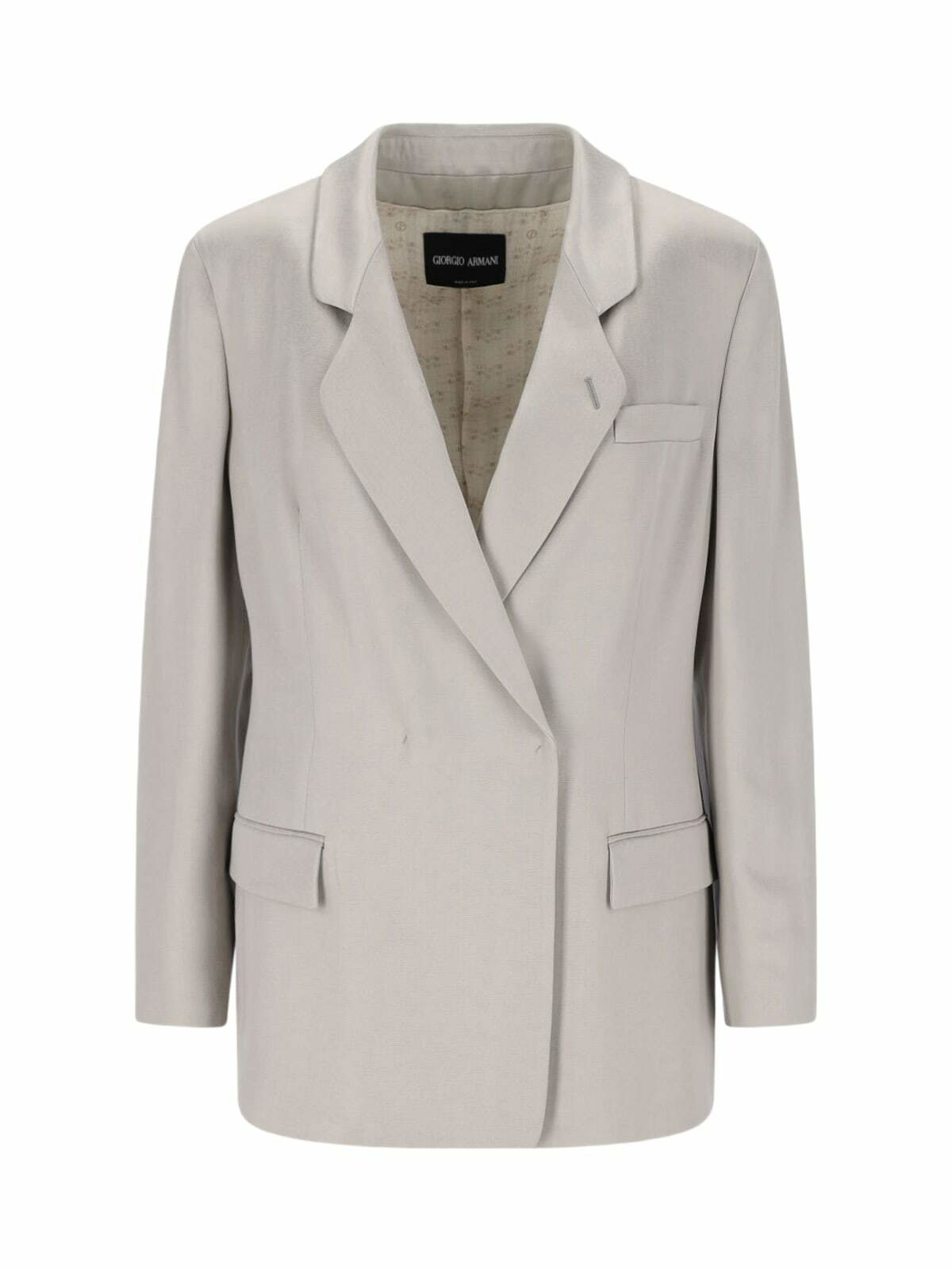 Giorgio Armani Embroidered Polyester Blend Blazer Giorgio Armani