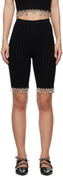Chopova Lowena Black Daffy Shorts